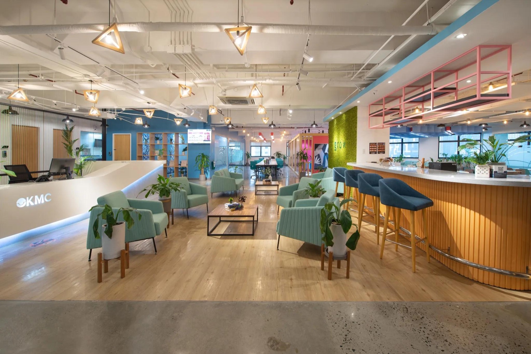 Our shared office space in Manila